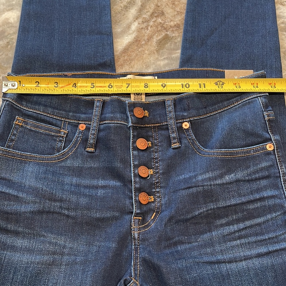 Madewell 9” Mid Rise Skinny Jeans - Picture 11 of 12